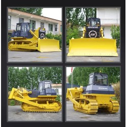 Bulldozer chinois fabrique un nouveau bulldozer robuste sur chenilles pour terres sèches