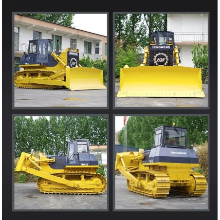 Bulldozer chinois fabrique un nouveau bulldozer robuste sur chenilles pour terres sèches