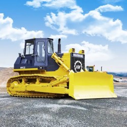 Bulldozer chinois fabrique un nouveau bulldozer robuste sur chenilles pour terres sèches